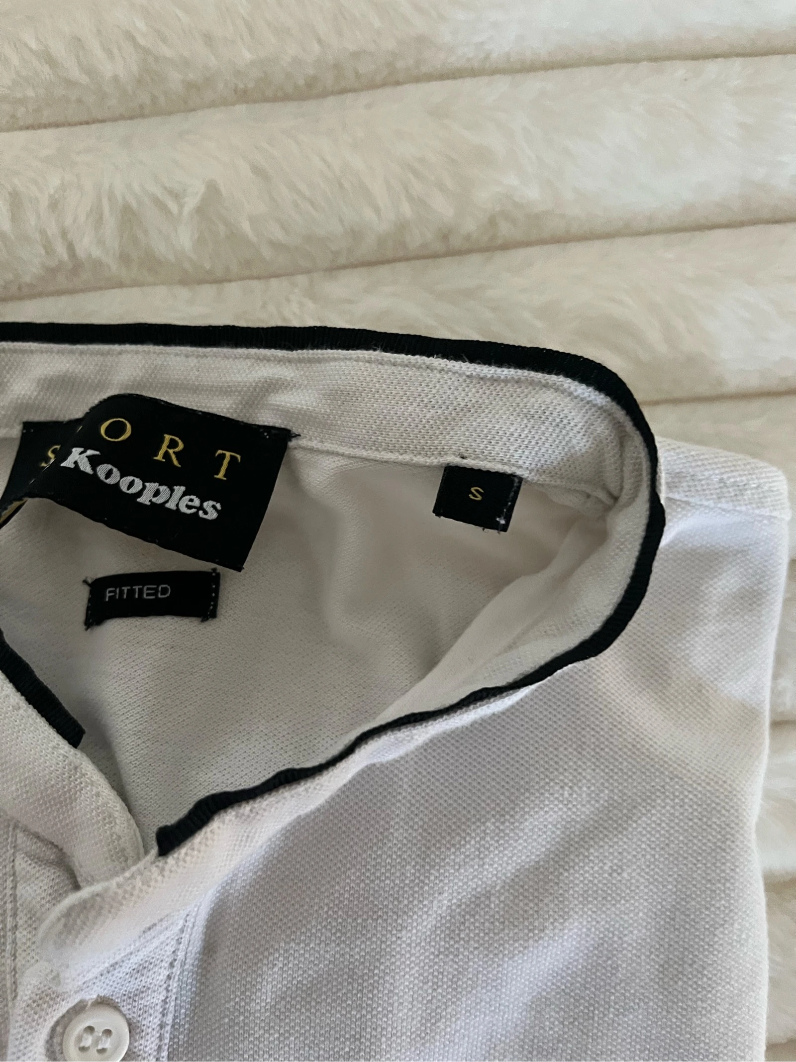 Polo The Kooples Sport Blanco - Cuello Oficial - Talla S - Estado Ñiquel – photo 4